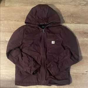Burgundy Carhartt Jacket